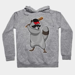 Racoon Baseball Baseball bat Hoodie